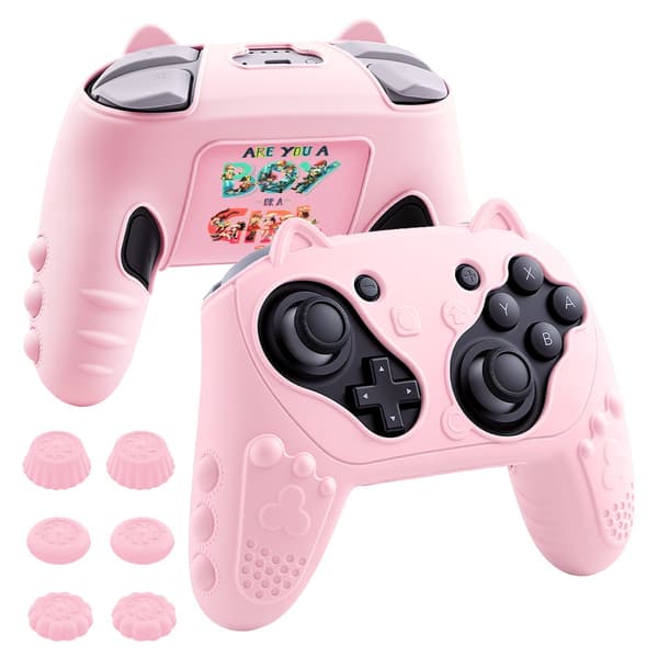 Silikonskyddsfodral för Switch 2 Pro-kontroller med tumgrepp A2