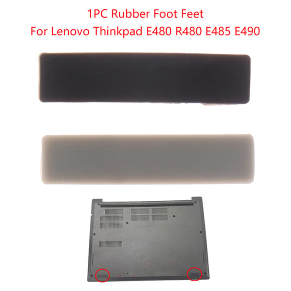 1 STK Gummi fod fødder bund bunddæksel til Thinkpad E480 R480 Black