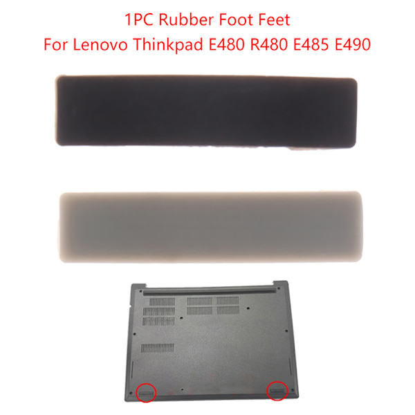 1 STK Gummifot Føtter Bunn Deksel for Thinkpad E480 R480 Black
