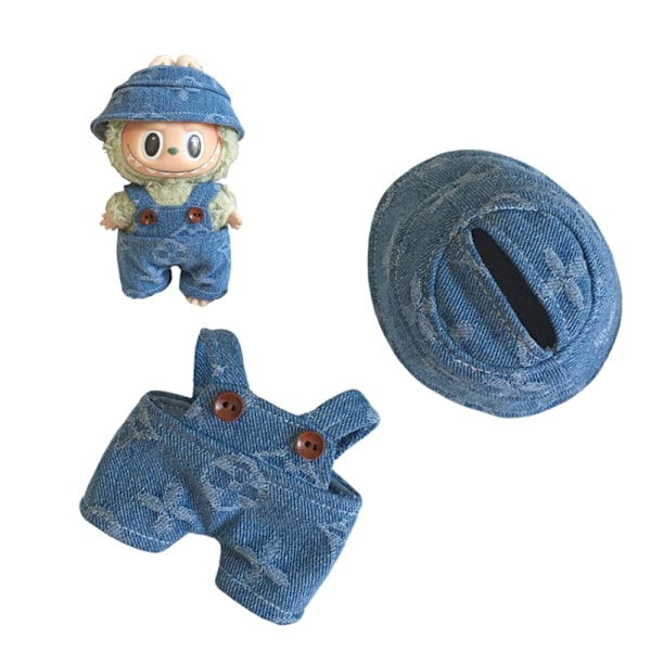 2 kpl Vaatteita Labubu-nukeille, Tyylikkäät Kawaii Ou -asusteet A1