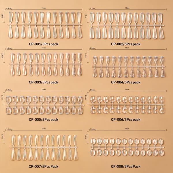120 st nagellacksdisplay nagelfärgskarta bord UV/Gel/Lack A2