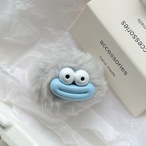 e Sausage Mouth avaimenperä sarjakuva pehmo nukkelaukku riipus pari Gray