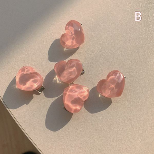 1Pc e Butterfly Rose Peach Hårnål Hårklemme for jente kvinner Gif C