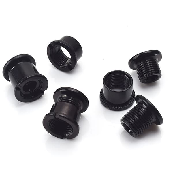 5 stk Kjede Hjul Fix Disc Bolt Mutter Kjedering Veisykkeldeler Silver C