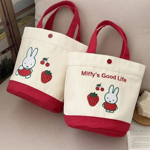 Ny e Canvas Bag Handväska Mångsidig Bucket Bag Mommy Bag Handhel A