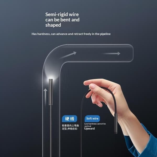 Type-C Industriel Endoskop Micro USB Enkelt Dobbelt Kamera Til En 500cm