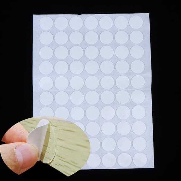 70 stk. 25 mm runde DIY 3D krystalklare epoxyklæbende R til håndværk