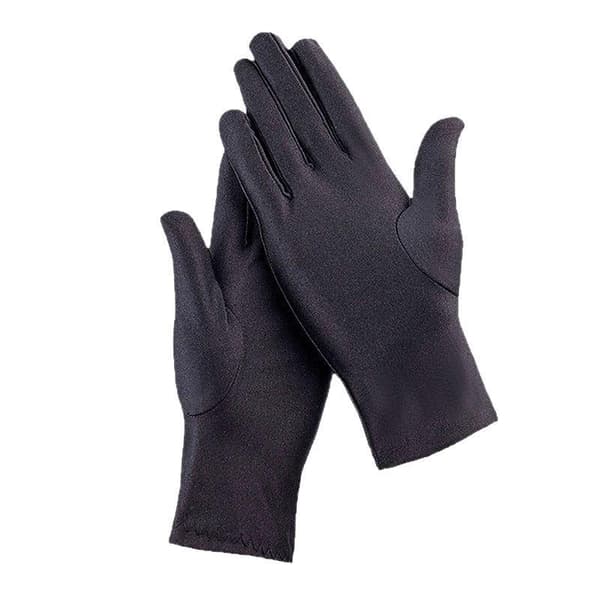 Mode Spandex Elasticitet Korta Handskar Enfärgad Fest Bal Etikett A2
