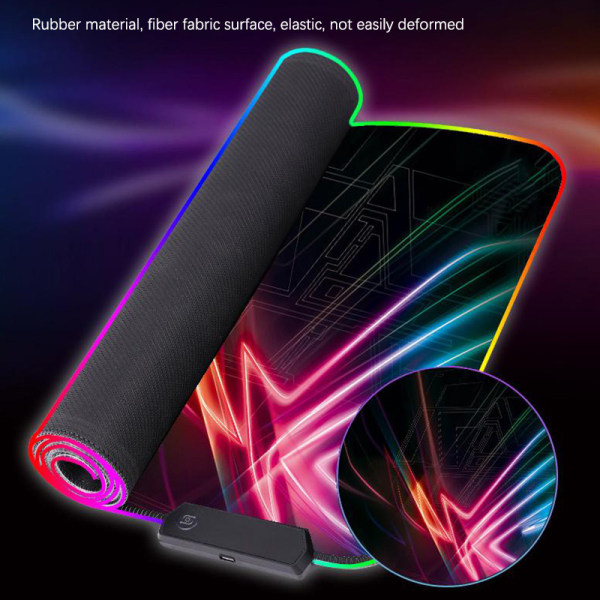 RGB Galaxy Milky Way Mouse Pad Kawaii Gaming Accessories XL Car A10