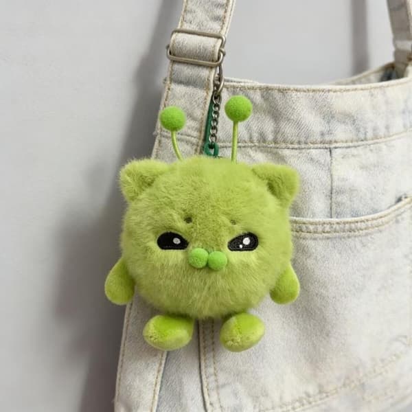 Alien Cat Pehmoketju e Pehmeä Pehmonukke Riipus Kodinsisustus B