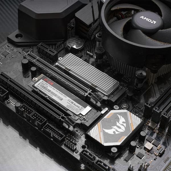 M.2 SSD PS5 NVMe -jäähdytin M2 2280 SSD -kiintolevylle A Silver