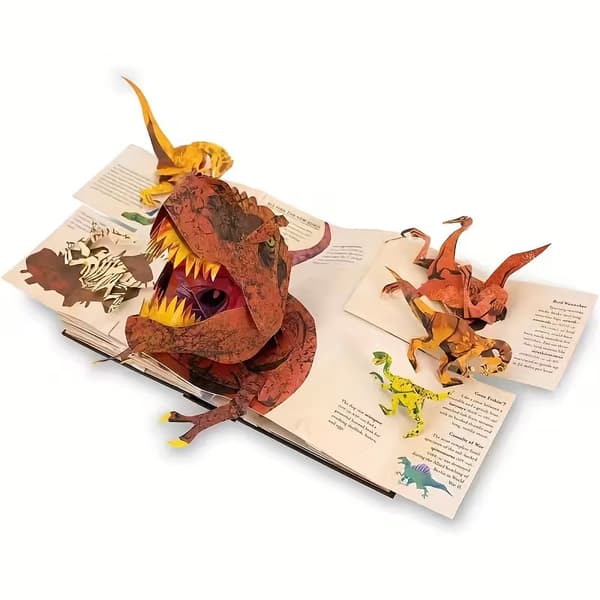 3D Encyclopedia Prehistorica s Marine Organism Folding Pop-Up B A3
