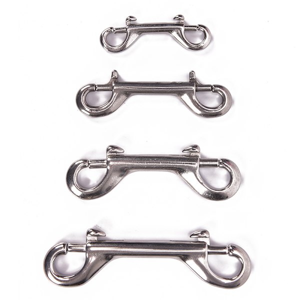rustfritt stål dykking dobbel ende krok snapbolt kit qu 115mm