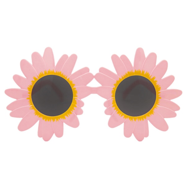 Kvinder Festsolbriller e Sun Flower Daisy Solbriller Funny Par Light pink