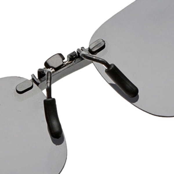 Polariserad Clip On Driving Glasögon Solglasögon Day Vision UV400 L 6