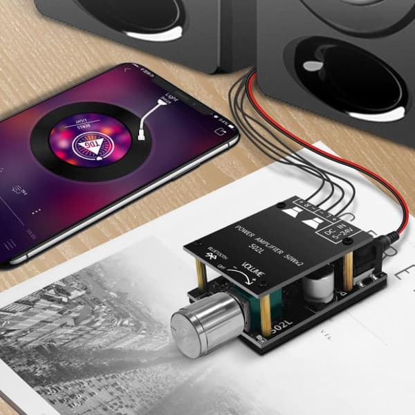1 sarja mini digitaalinen tehovahvistin Bluetooth 5.0 langaton stereo