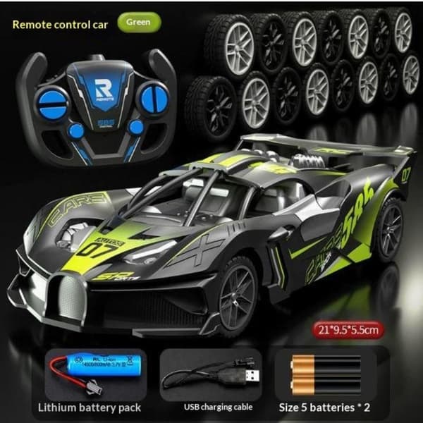 Fjernstyret bil 1:20 Genopladelig racerbil Børn RC Drift C 1