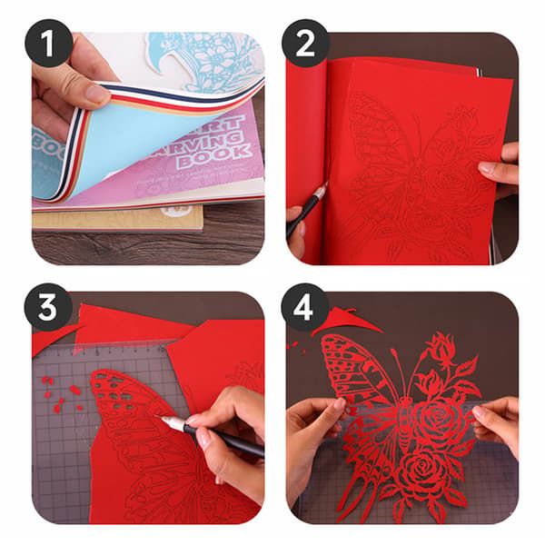 Papirklip og Origami Bog DIY Håndværk A