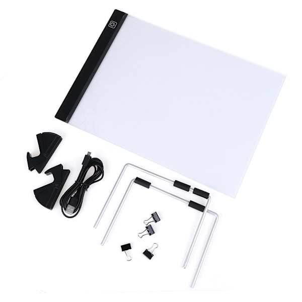 A4 LED-lyspute for diamantmaling 5D diamantbroderi