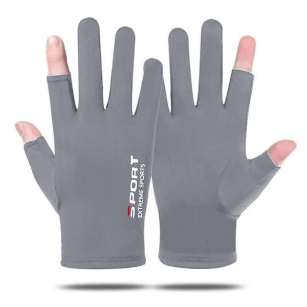 Anti-UV Män Dam Fiskehandskar Spring Sport Handskar B2
