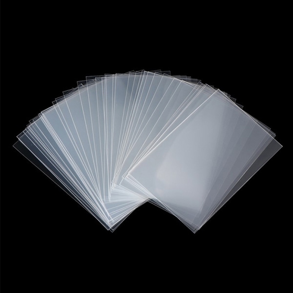 50 kpl Card Sleeves Kirkas Acid Free Photocard Holographic Prote