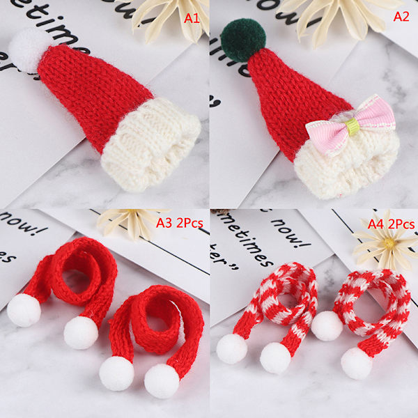 1:6 1:12 Dockhus Miniatyr julmössa Scarf Dollhouse Acce A3