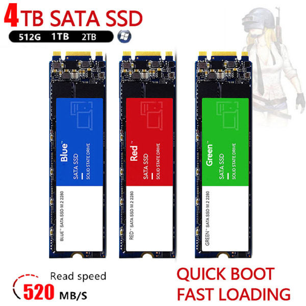 Uusi SSD 2TB SATA3 -kiintolevy Sisäinen kovalevy High Speed Soli A1 7d12 |  A1 | Fyndiq