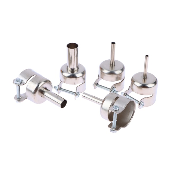 5 Stk/sett 858D Universal Varmluftstasjon Runde dyser Lodding 5pcs
