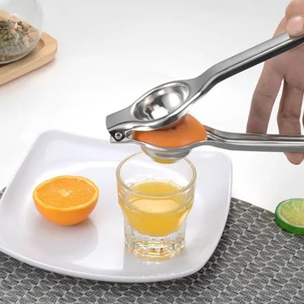 Rustfrit stål citron hånd manuel juicer til citron appelsin frugt