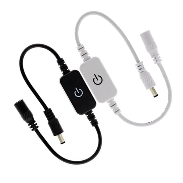 LED Strip Touch Dimmer Ljusstyrka LED Dimmer Switch Dim Black