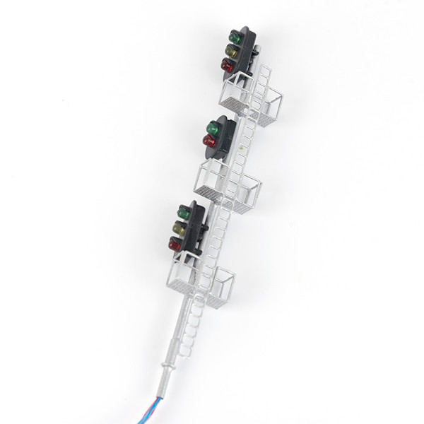 1:87 Model Tog Traffic Light 3V/12V til Train Railway ama Gaug Black