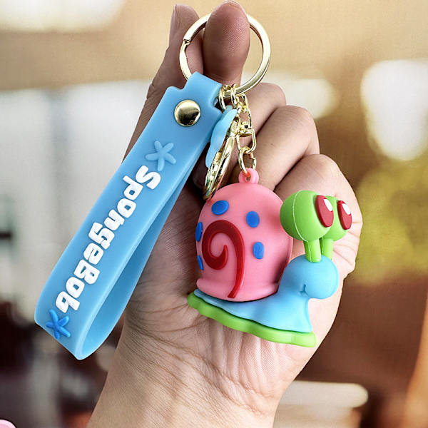 Mote Kawaii Anime Par nøkkelring tegneserie e bag anheng Char A5