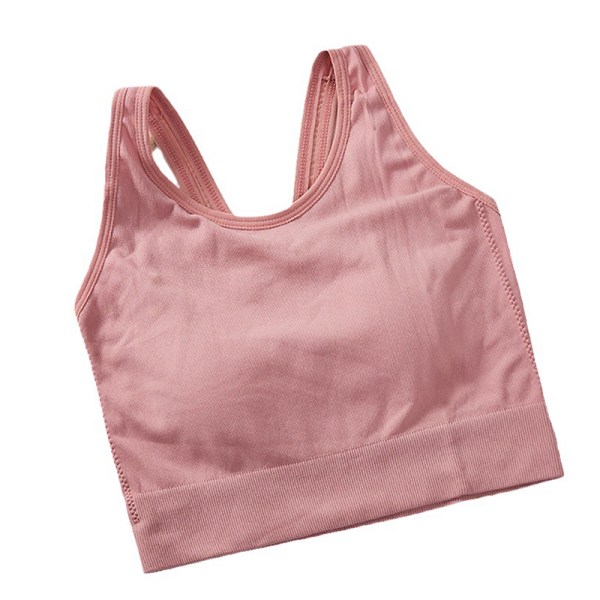 Naisten urheiluliivit Top Push Up Fitness Bra Alusvaatteet Seamless Spo Pink