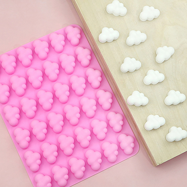 Clouds Silikoneform Vejrform DIY Bagekage Chokolade Mo