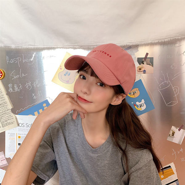 Dam S Casual Mångsidig cap Spring Summer Letter Embr Gray