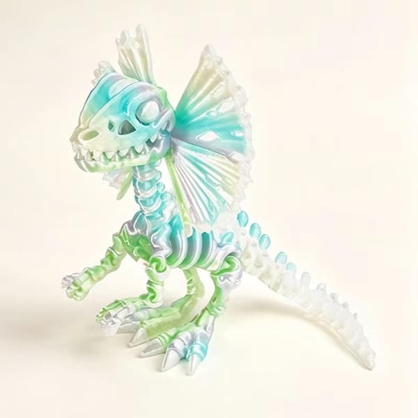 Realistisk T-Rex-figur 3D-printad rörlig skrivbordsdekoration A2