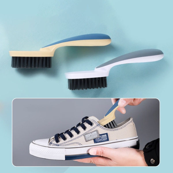 Hårde børster vaskebørste skobørste bærbar plast håndbru A1
