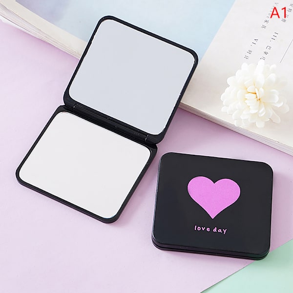 Taitettava meikkipeili Mini Square Meikkipeili Vanity Mirror Portabl A1