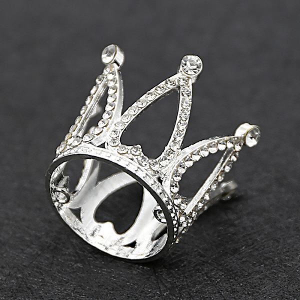 1 STK Mini Kronprinsesse Tiaras Romantic Pearl Garland Børn A4