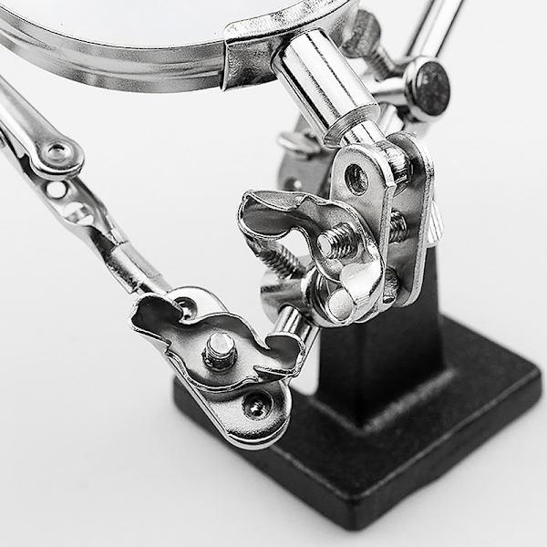 Tredjehånds loddekolbeholder Clamp Helping Hands Clip Tool P A/with lens