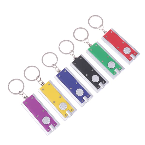 Avaimenperä taskulamppu minitaskulamppu tasku avaimenperävalo USB R Black