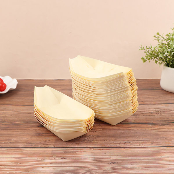 Hjemmefest Bryllupsutstyr Sushi Salat Dessertbolle Furuved 13.5cm*7.7cm
