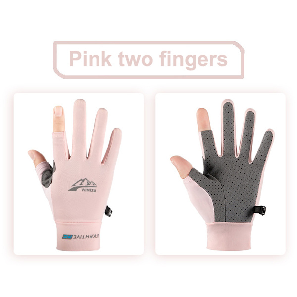 Ice Silk Handskar utomhus ridning män och kvinnor sommar andas A M
