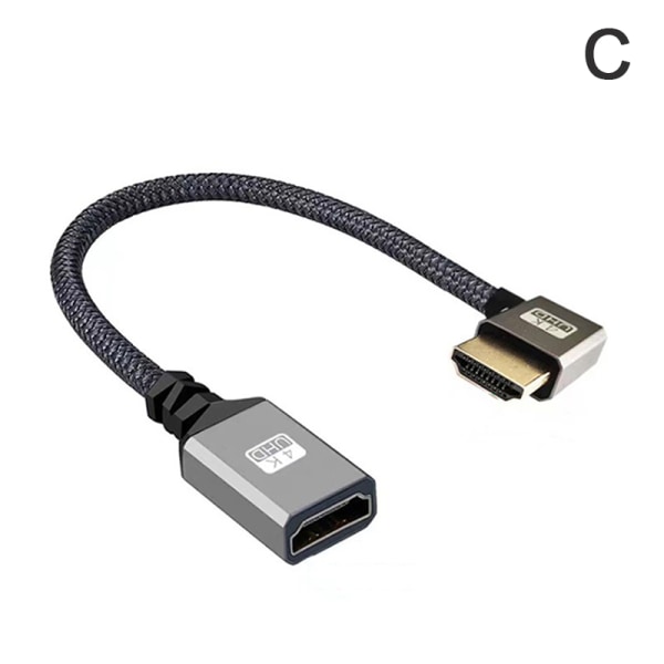 4K HDMI-yhteensopiva uros-naaras-jatkokaapeli Micro/Mini HD B