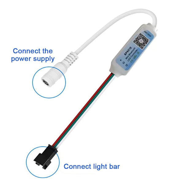 SP621E Mini Bluetooth RGB Controller Til LED Strip Lys Kontr