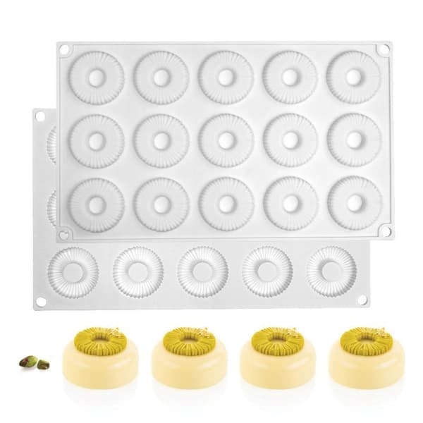 Lang strimmel silikone mousse kageform oval bageform wienerbrød M B