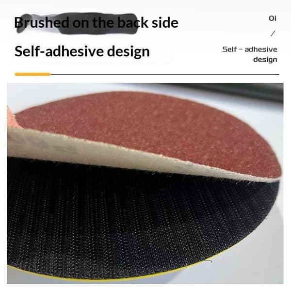 Pneumatisk slipepute, slipeplate, bakplate med borrelås 3inch