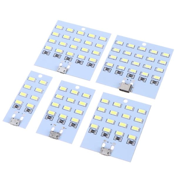 USB LED-lystavle 8 12 16 20 perler Lampepanel DIY-belysning Mo A1