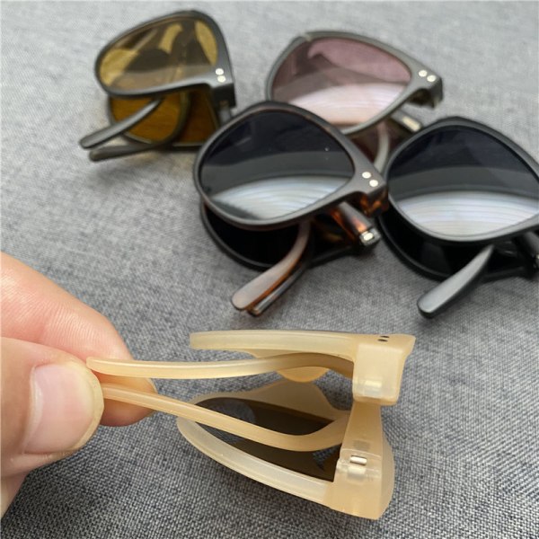 Kvinners mote sammenleggbare solbriller Damemerke designerglass A7