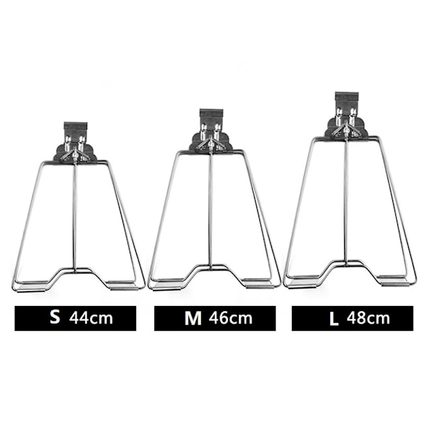 Roast Duck Clip Krokbeslag for grill Vertikal spyd Trav 48cm